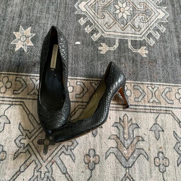 BCBG Maxazaria Shoes - BCBG Maxazaria  Snake Embossed Pumps Size 7.5